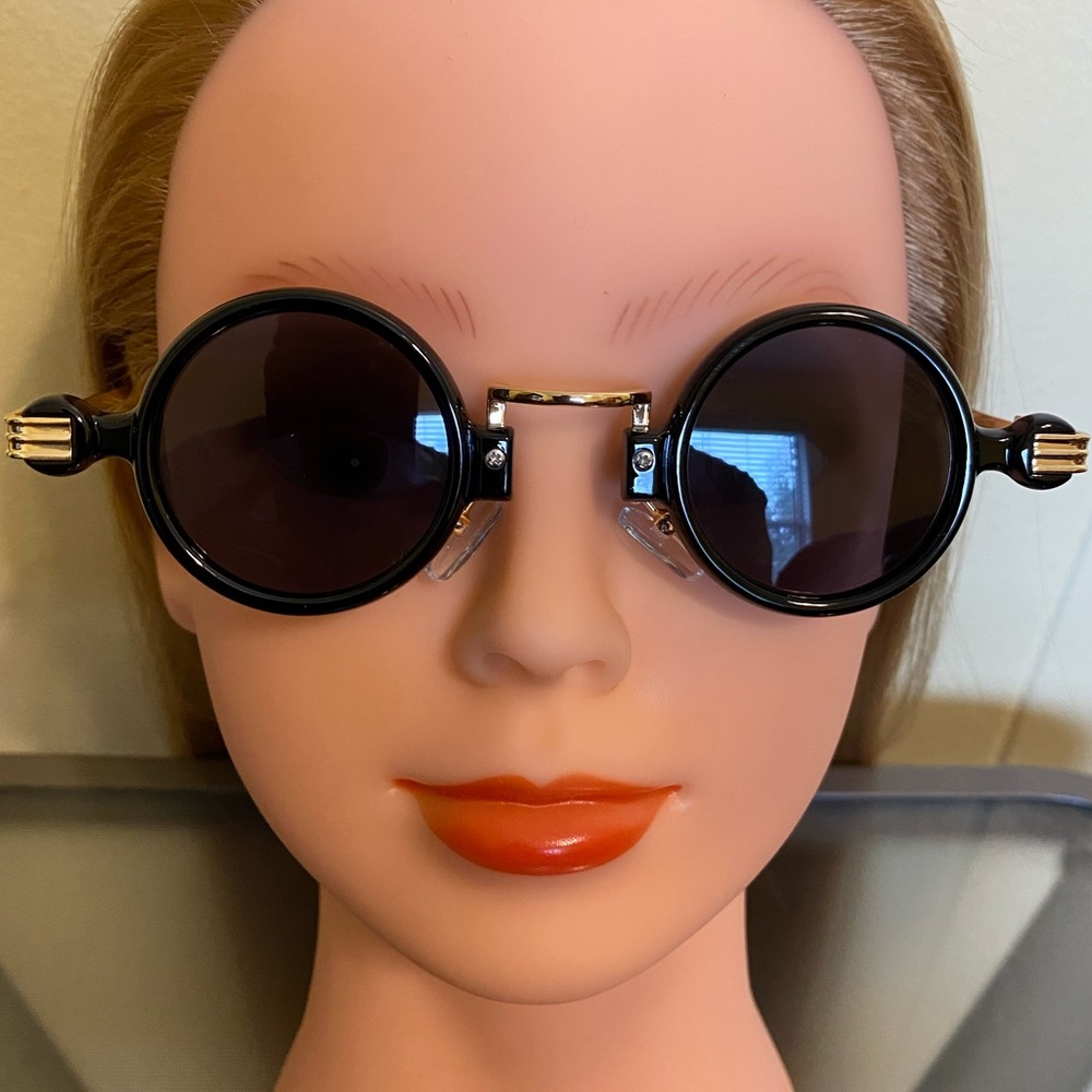 Black & Gold Professor Potter Circle Frames